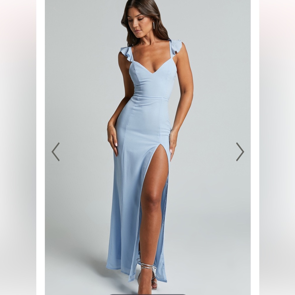 Blue maxi dress